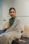 Handwoven Cotton Silk White Saree